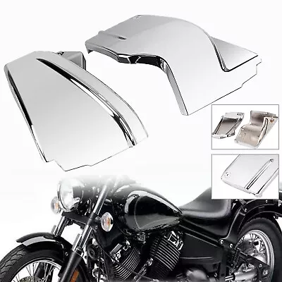 $35.98 • Buy Motorcycle Chrome Battery Side Covers For Yamaha V Star 650 XVS650AT Silverado