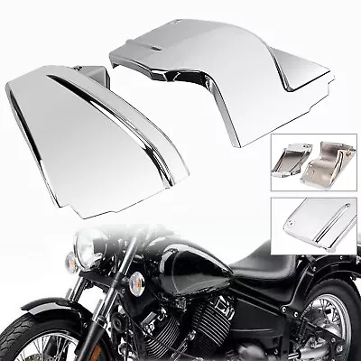 Motorcycle Chrome Battery Side Covers For Yamaha V Star 650 XVS650AT Silverado • $35.68