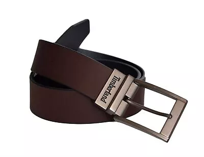 Timberland Classic Jean Reversible Men's  Genuine Leather Belt Brown-Black • $19.99