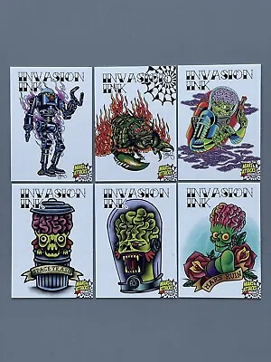 Mars Attacks Uprising Invasion Ink Rare Kickstarter Exclusive Set Brand New • $49.99