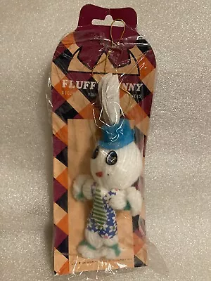 NIP Vintage Kitschy Easter Bunny Rabbit FLUFFY BUNNY Collectible Ornament 7” NOS • $17