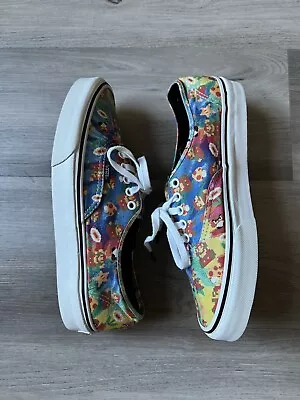 Nintendo X Vans Authentic Super Mario Bros Tie Dye NES Mens Shoes Shoe Size 9.5 • $69.99