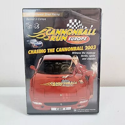 Cannonball Run Europe 2003 Banned Street Racing - All Region DVD - New & Sealed • £8.33