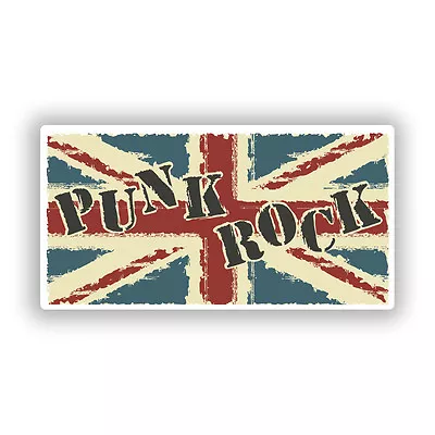 2 X Punk Rock Union Jack Vinyl Stickers Travel Luggage #7754Â  • £2.99