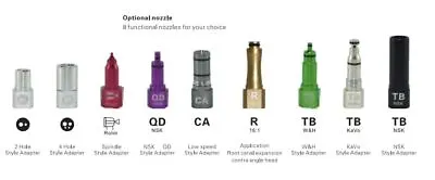 9 Type Dental Handpiece Lubrication System Oiler Oil-filled Nozzle Adaptor Tip • $9.49