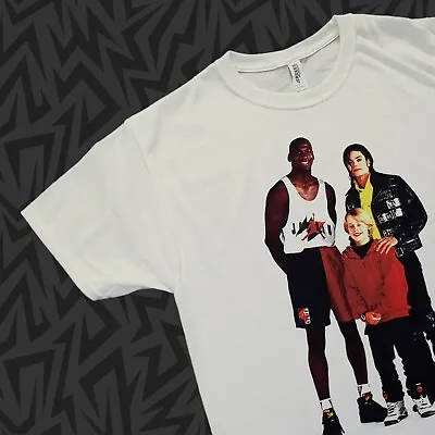 MICHAEL Jordan Jackson MACAULAY CULKIN T-Shirt Chicago Bulls Nike 90s Vtg S-2XL • $26