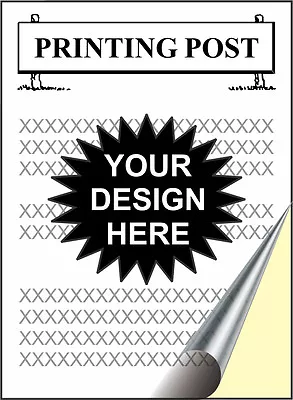 500 2-part NCR Forms 8½ X 11 - Your Design! - PRINTING! • $115.75