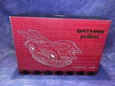 Warner Bros Batman And Robin Batmobile Cookie Jar 1997 W/ Original Box • $56.63