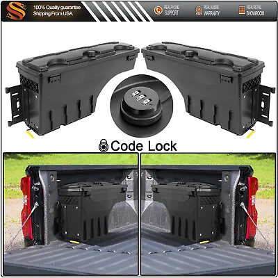 For 1997-2014 Ford F150 Turck Bed Swing Storage Tool Box L+R Side With Code Lock • $171.75