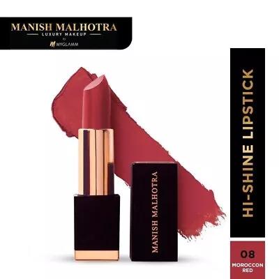 MyGlamm By Manish Malhotra Hi Shine Lipstick -  Moroccan Red • $14.18