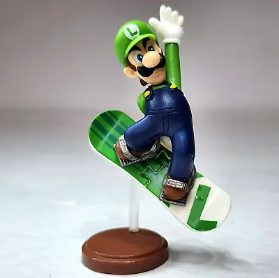 Super Mario Bros Sports 2  Snowboarding Luigi Choco Egg Figure Gashapon Furuta • $15