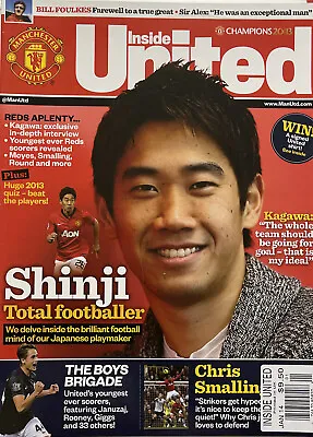 Inside United Soccer Magazine January 2014 No. 59 Printed In UK Shinji Total Foo • £10.29