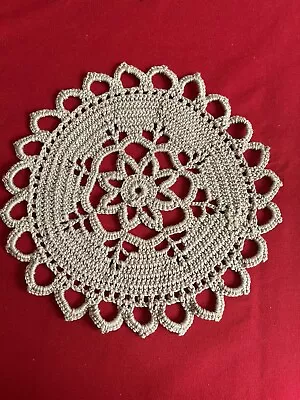Hand Made Crochet Doilies Beige Colour • £4
