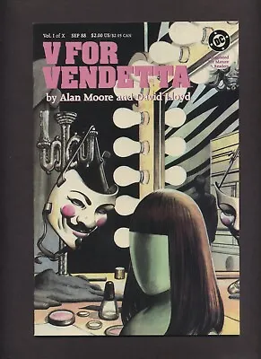 $25 • Buy V For Vendetta 1 (VF/NM) Alan Moore, David Lloyd 1988 DC Comics R171