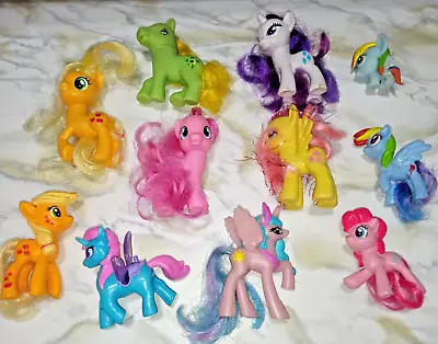 🌈PART #2 COLLECTION My Little Pony WINGS LOT Of  10 Mixed Figures  🌈IDK??🌈 • $51.11