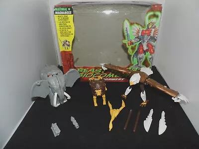 £46 • Buy Vintage Transformers Beast Wars Magnaboss Combiner Complete With Box