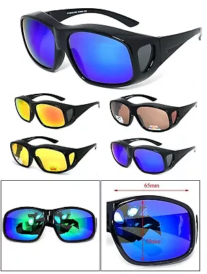 Large Fit Over Most Rx Glasses Sunglasses Polarized Lens Cover All Wrap Around • $13.99