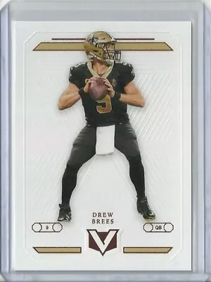 DREW BREES 2019 Panini Chronicles - Vertex - Base #V-24 New Orleans Saints • $1.99