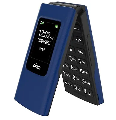 Plum Flipper LTE D280 Blue Unlocked Flip Phone ATT Tmobile • $48.19
