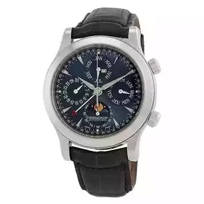 Jaeger LeCoultre Master Memovox Ultra Thin Perpetual Automatic Blue Dial Men's • $54395