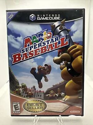 Mario Superstar Baseball (Nintendo GameCube 2005) CIB Complete With Manual • $94.99