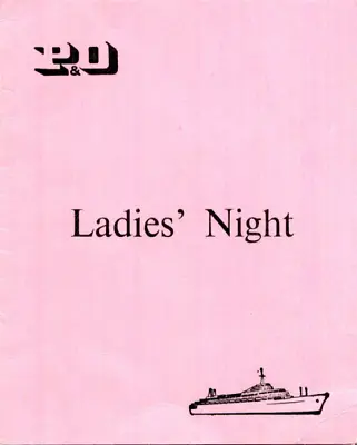 P&O Orient Lines SS CANBERRA Undated Ladies' Night Autograph Card • £1.45