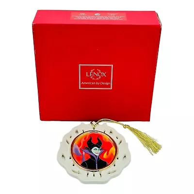 Lenox Disney Villains Malificent Cameo Christmas Ornament NEW IN BOX RARE • $39.95