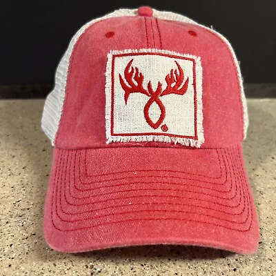 Deer Antler Patch Logo Trucker Hat  Cap Snapback Mesh Back American Needle • $5.99