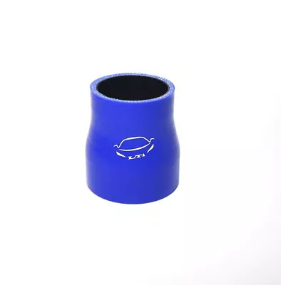 4-Ply Reinforced 2.25  To 2.75  ID Reducer Coupler Silicone Hose Air Intake BLUE • $10.99