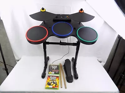 Xbox 360 Guitar Hero Drum Kit Bundle + X2 Games • $229