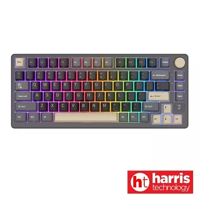 Royal Kludge RK M75 Gasket Structure 75% Layout Mechanical Keyboard - Phantom • $142.80