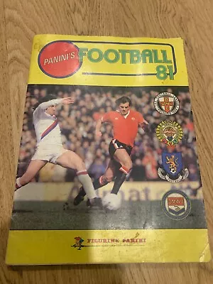 PANINI Football 81 Football Sticker Album 72% Complete With 401 Stickers / 99p ! • £10.53