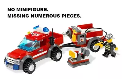 LEGO 7942 Off Road Fire Rescue CIty Town NEAR MINT • $16