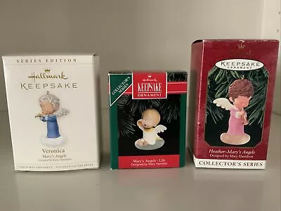 1999 2006 92 Hallmark Keepsake Ornament Mary's Angels HEATHER LILLY VERONICA LOT • $16.99