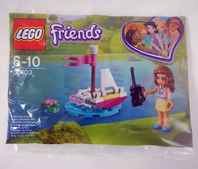 NEW LEGO Friends 30403 Olivias Remote Control Boat MiniDoll Satchel Set Polybag • $15.47