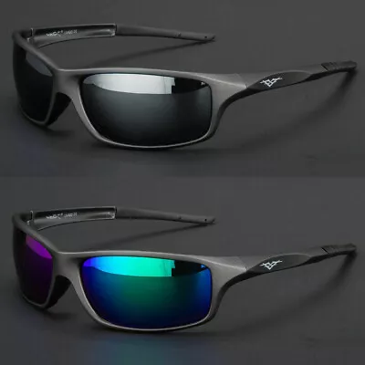 NEW Polarized Men Sport Sunglasses Driving Pilot Fishing Eyewear Wrap Glasses US • $12.98