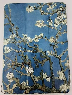 MoKo IPad Case - Blue With White Blossoms 9 3/8  X 6 1/2  • $11.12