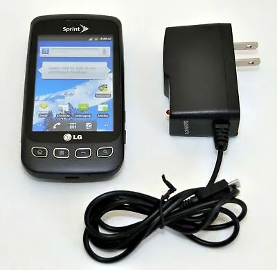 LG LS670 Optimus S Gray Cell Phone Sprint CDMA Android 2.2 WiFi 3G Grade C • $16.86