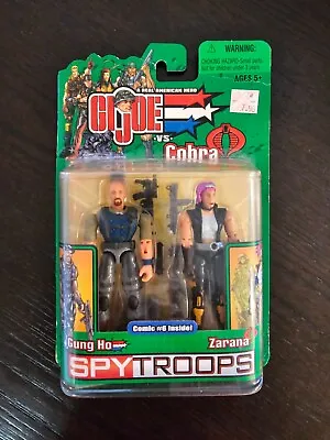 Gung Ho & Zarana 2003 G.I. JOE COBRA Spy Troops NEW MOC #2 • $24.75