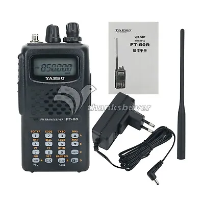 YAESU FT-60R Dual Band FM Transceiver Handheld 5W 10KM VHF UHF Radio  • $201.34