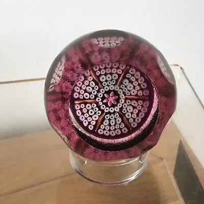 Vintage Scottish Caithness Limited Edition 55/350 Millefiori Glass Paperweight • $12.43