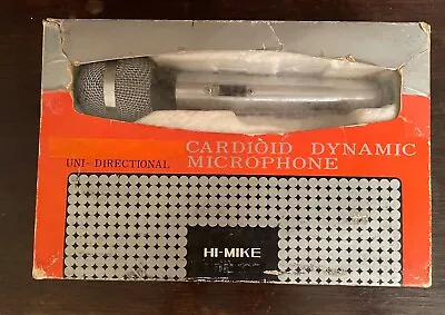 Vintage Microphone Teisco Hi-mike Cardioid Dynamic Microphone Made In Japan 60's • $30