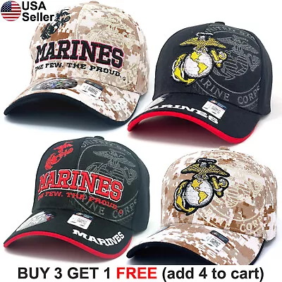 US Marines Cap Hat USMC Military American Patriotic Armed Corps USA Semper Fi • $17.77