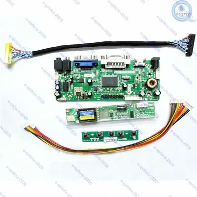 Lvds LCD Panel Controller Driver Inverter Board Monitor Kit For Display QD14TL01 • $24.33