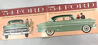 1954 Ford Car Brochure:  More Than Ever On The American Road   24 Pages • $17.50