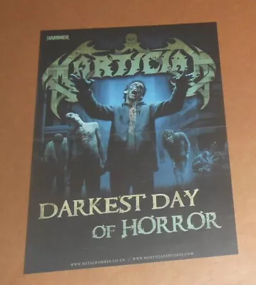 Morticia Darkest Day Of Horror Poster 2-Sided Original 16.5x11.5 • $14.95