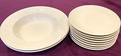 10 Pc Mikasa Italian Countryside 2 Soup Bowls & 8 Saucer Plates -free Ship • $49.99