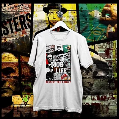 Gangster T-shirt Mob LIfe John Gotti Teflon Don Dillinger Lucky Luciano Mobster  • $19.99