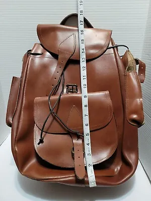 $25 • Buy Vintage Leather Hand Crafted Backpack.