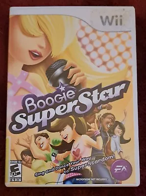 Wii Boogie Superstar Rated E 10+ Microphone NOT Included  • $9